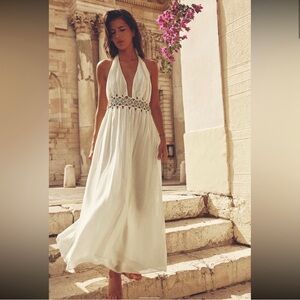 Zara rhinestone midi dress limited edition